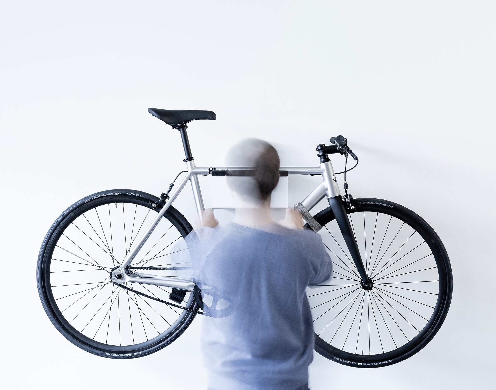 bicycle furniture, bent steel, for Mikili